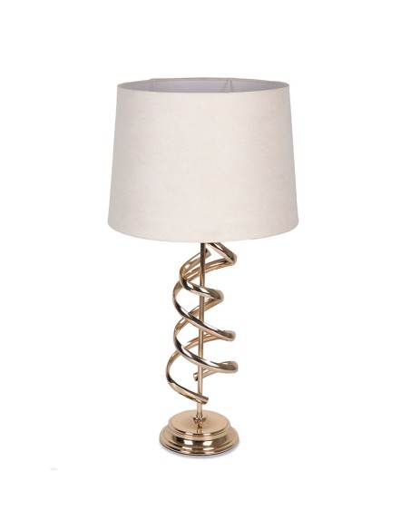 Lampara metal dorada 63cm