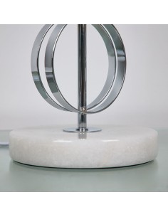 Lampara plateada 64cm 2