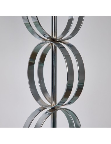 Lampara plateada 64cm