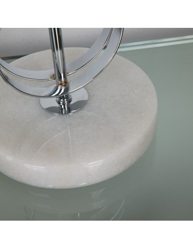 Lampara plateada 64cm