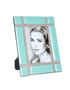 Portafoto cristal verde 10*15