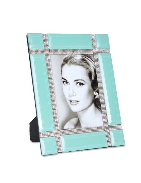 Portafoto cristal verde 10*15