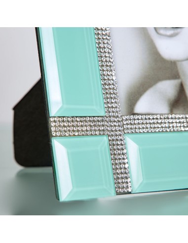 Portafoto 15*20 cristal verde