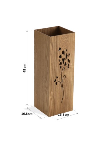 Paraguero madera calada