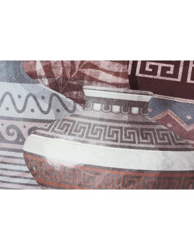 Cuadro Jarrones étnicos en Lienzo