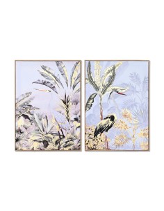 Cuadro Garza tropical en Lienzo