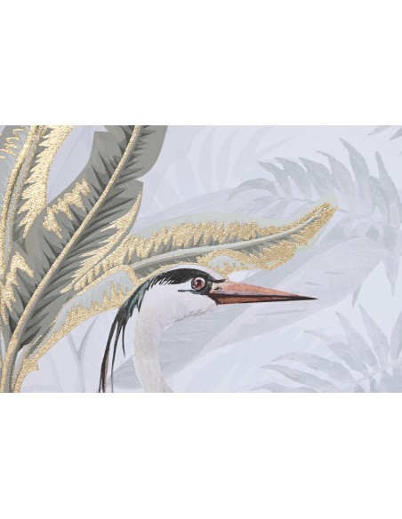 Cuadro Garza tropical en Lienzo