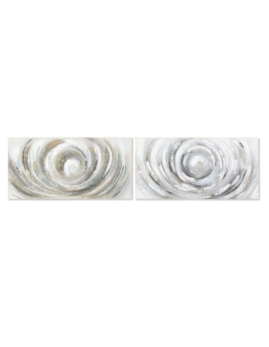Cuadro Abstracto espiral en lienzo