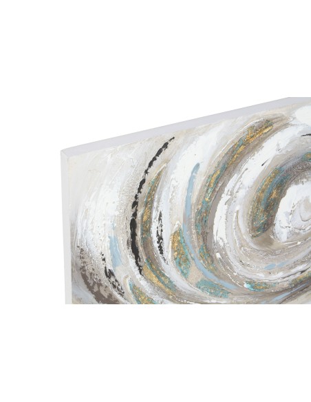 Cuadro Abstracto espiral en lienzo