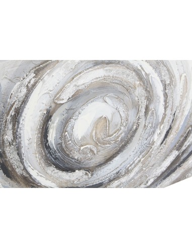 Cuadro Abstracto espiral en lienzo