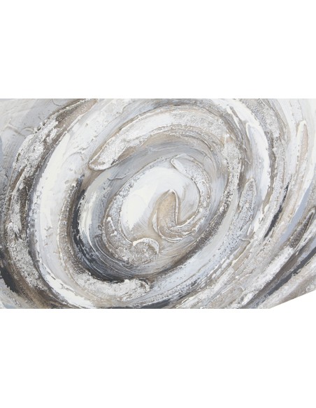 Cuadro Abstracto espiral en lienzo