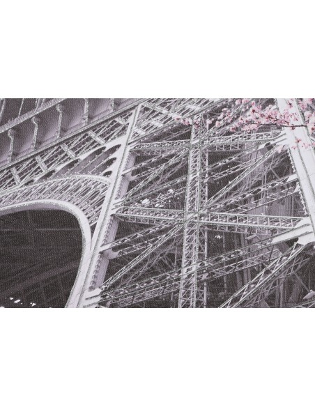Cuadro Paris Torre Eiffel plata y rosa