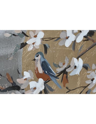 Cuadro Pájaros con flores