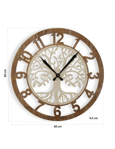 Reloj pared árbol de la vida 60cm