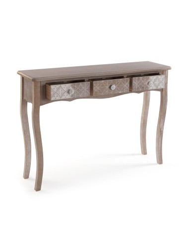 Consola madera 3 cajones