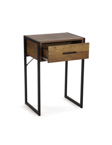 Mesita industrial con cajón