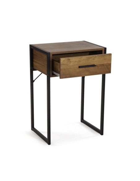 Mesita industrial con cajón