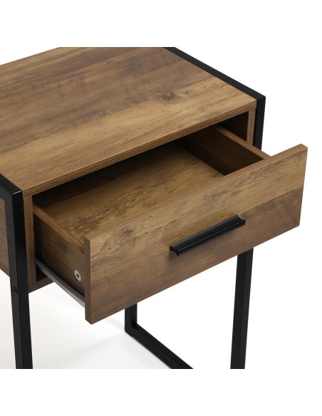 Mesita industrial con cajón