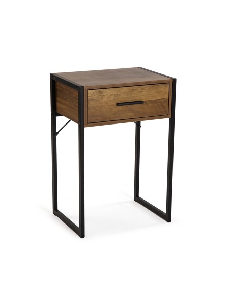 Mesita industrial con cajón