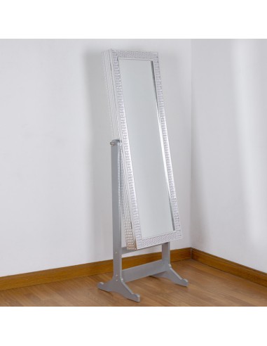 Espejo joyero plata 40*150