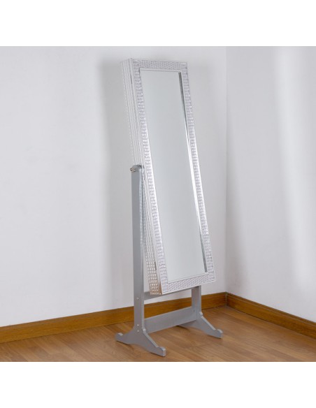 Espejo joyero plata 40*150