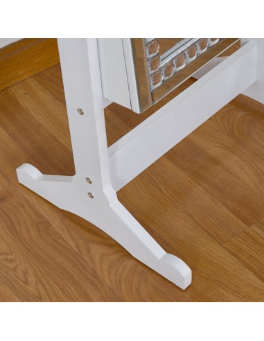 Espejo joyero blanco cristal 40*150