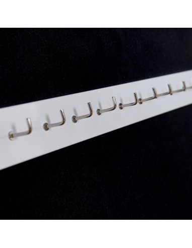 Espejo joyero blanco cristal 40*150