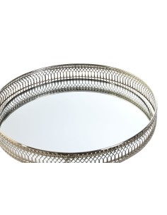Bandeja metal plata de espejo 2