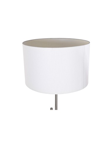 Lampara de pie metal en plata