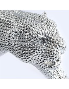 Figura leopardo en plateada 2