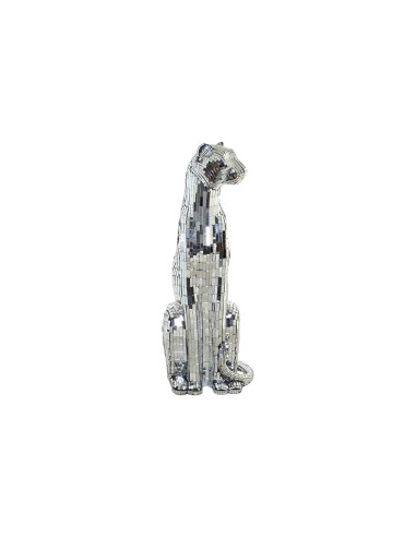 Figura resina leopardo de espejo 65cm