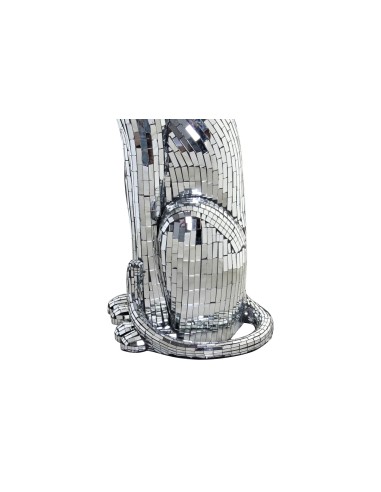 Figura resina leopardo de espejo 65cm