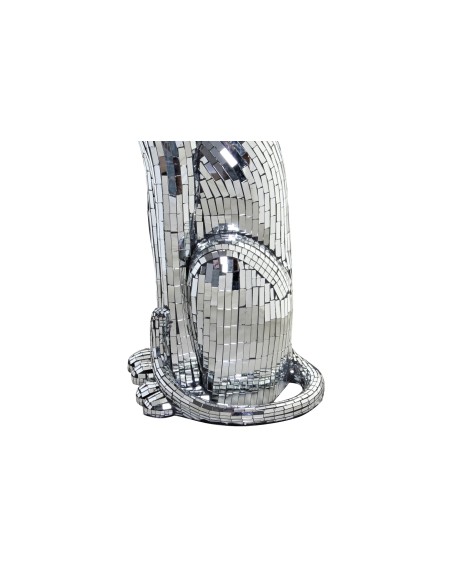 Figura resina leopardo de espejo 65cm