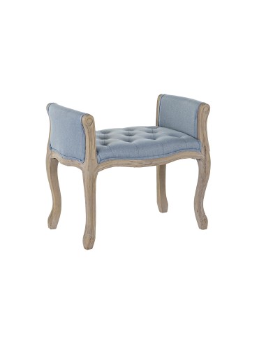 Descalzadora de madera en poliéster azul