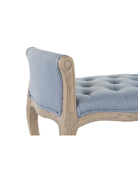 Descalzadora de madera en poliéster azul