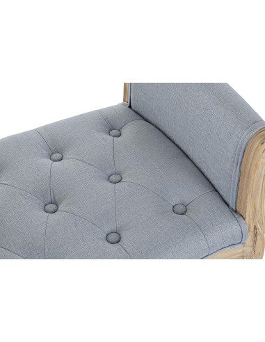 Descalzadora de madera en poliéster azul