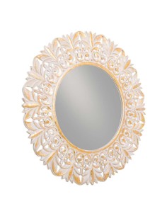 Espejo de madera calada en dorado 90cm 2