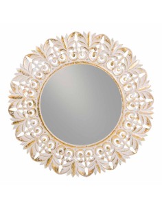 Espejo de madera calada en dorado 90cm