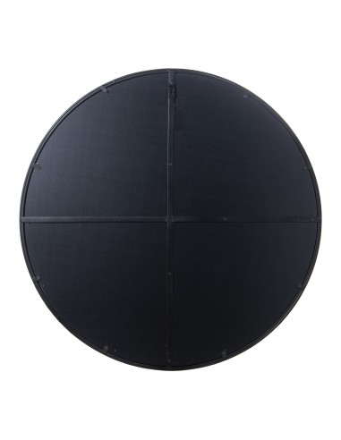 Espejo metal filo negro de 80cm