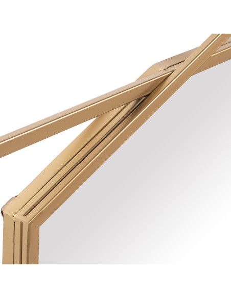 Espejo metal en dorado de 60*90cm