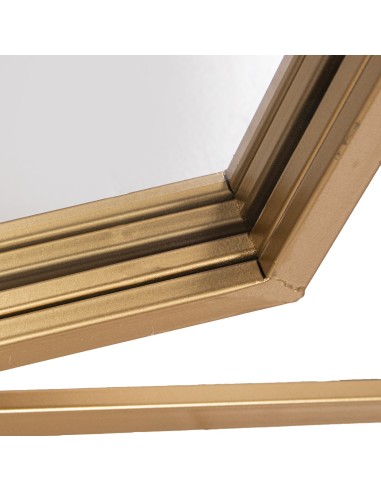 Espejo metal en dorado de 60*90cm
