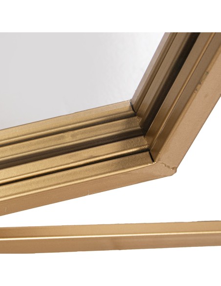 Espejo metal en dorado de 60*90cm