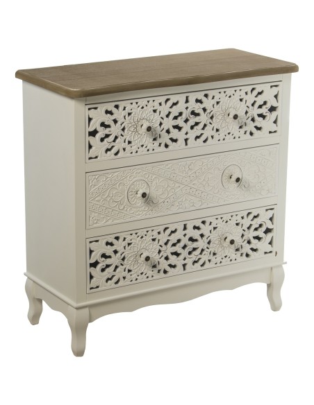 Cómoda blanca 3 cajones