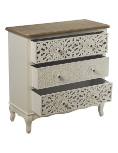 Cómoda blanca 3 cajones 2