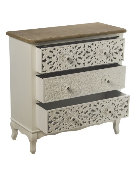 Cómoda blanca 3 cajones