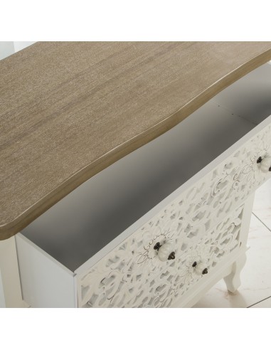 Cómoda blanca 3 cajones