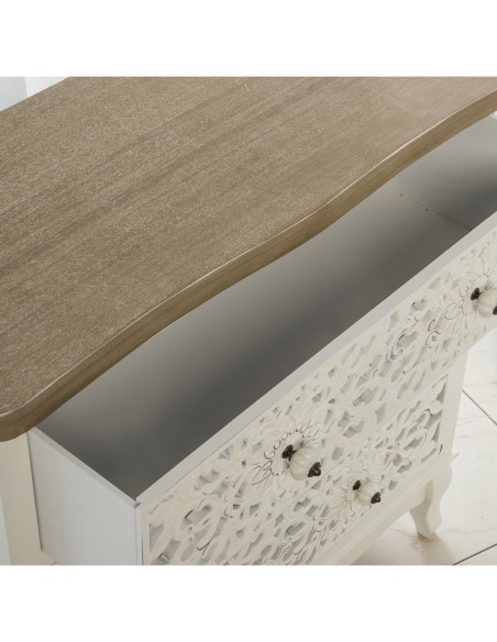 Cómoda blanca 3 cajones