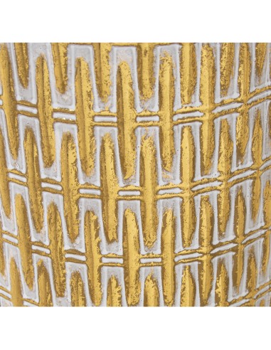 Jarrón metal dorado 76cm