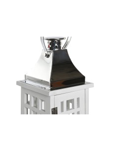 Farol madera blanco 30cm 2