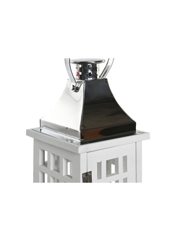 Farol madera blanco 30cm